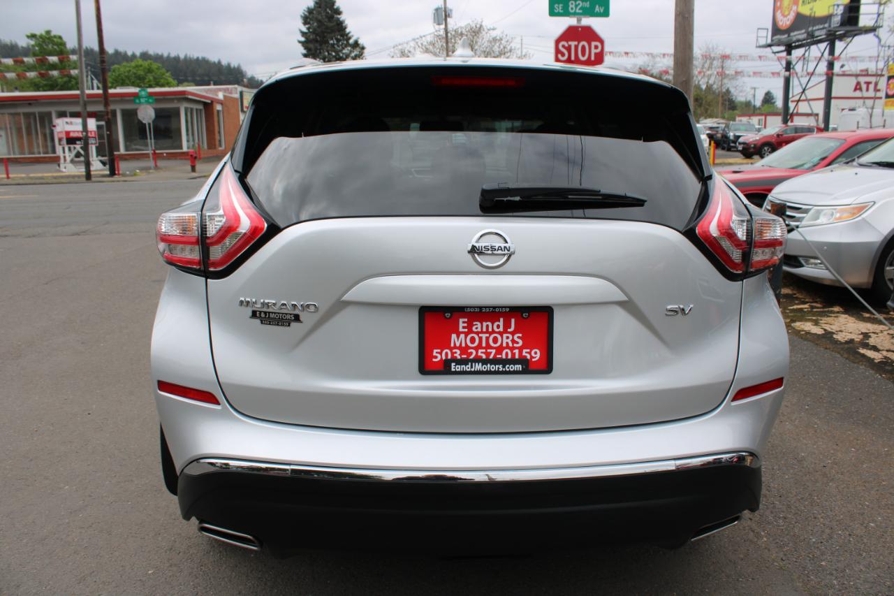 Nissan Murano FWD 4dr SV 2016