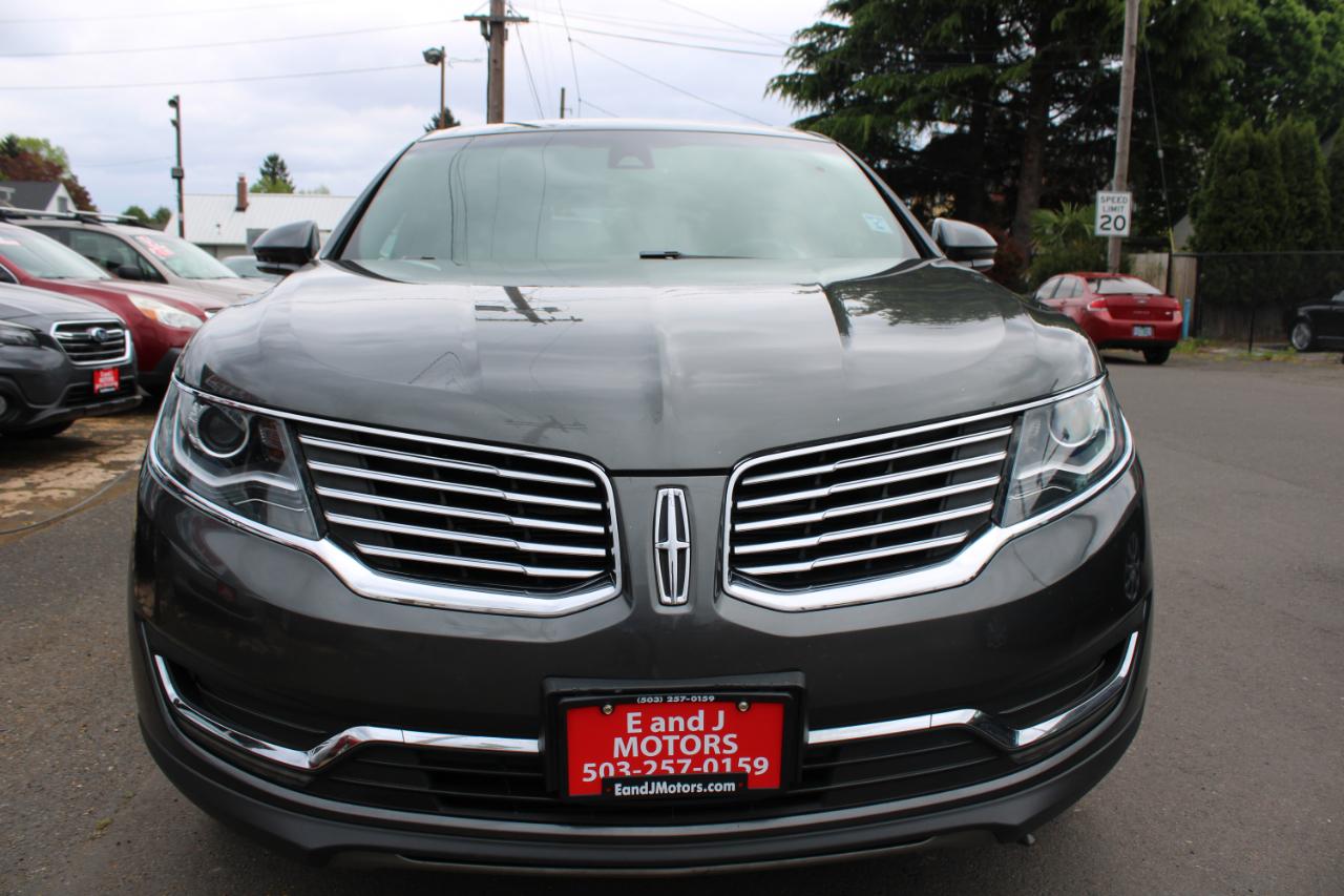 Lincoln MKX Select 4D SUV AWD 2018