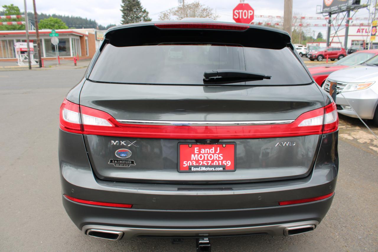 Lincoln MKX Select 4D SUV AWD 2018