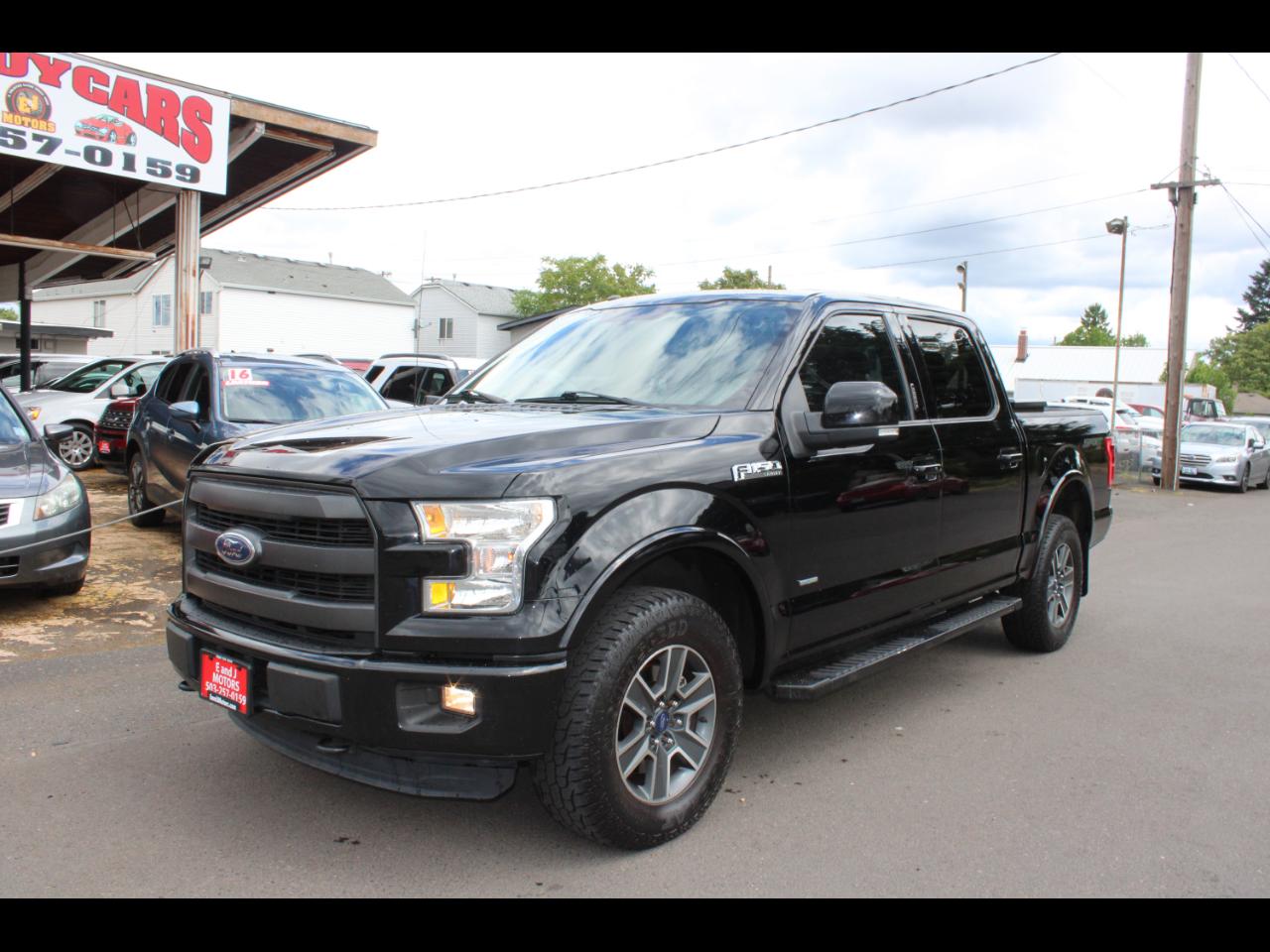 Ford F-150 4WD SuperCrew 139" Lariat 2016