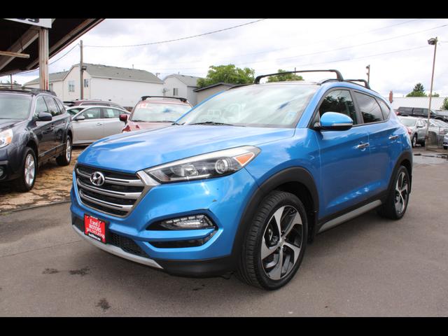 Blue 2017 Hyundai Tucson 1.6T Limited AWD SUV / Crossover All-Wheel Drive Automatic