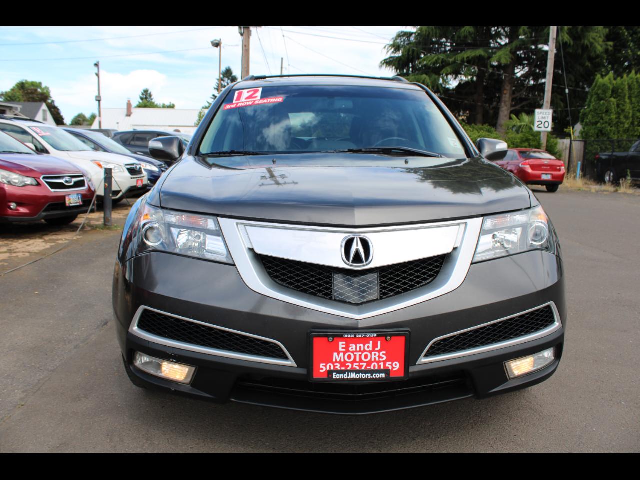 Acura MDX AWD 4dr Advance Pkg 2012