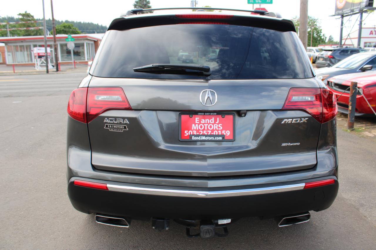 Acura MDX AWD 4dr Advance Pkg 2012