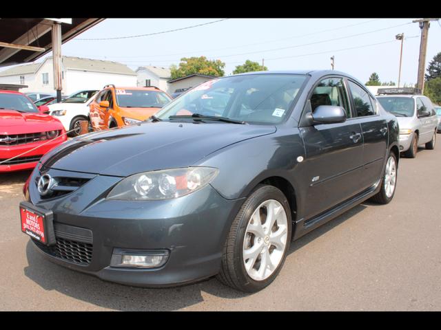 Gray 2008 Mazda MAZDA3 Sedan Front-Wheel Drive Automatic