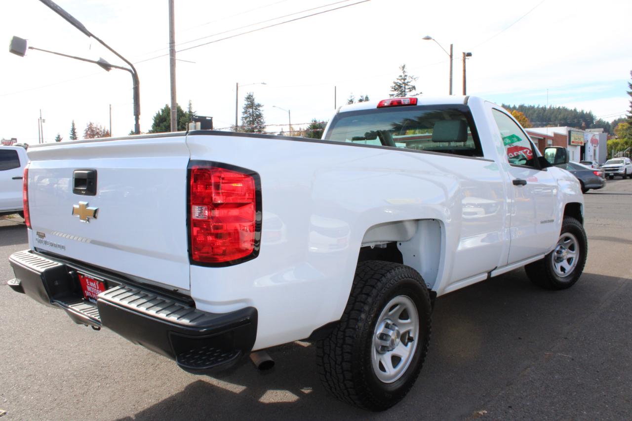 Chevrolet Silverado 1500 2WD Reg Cab 133.0" Work Truck 2018