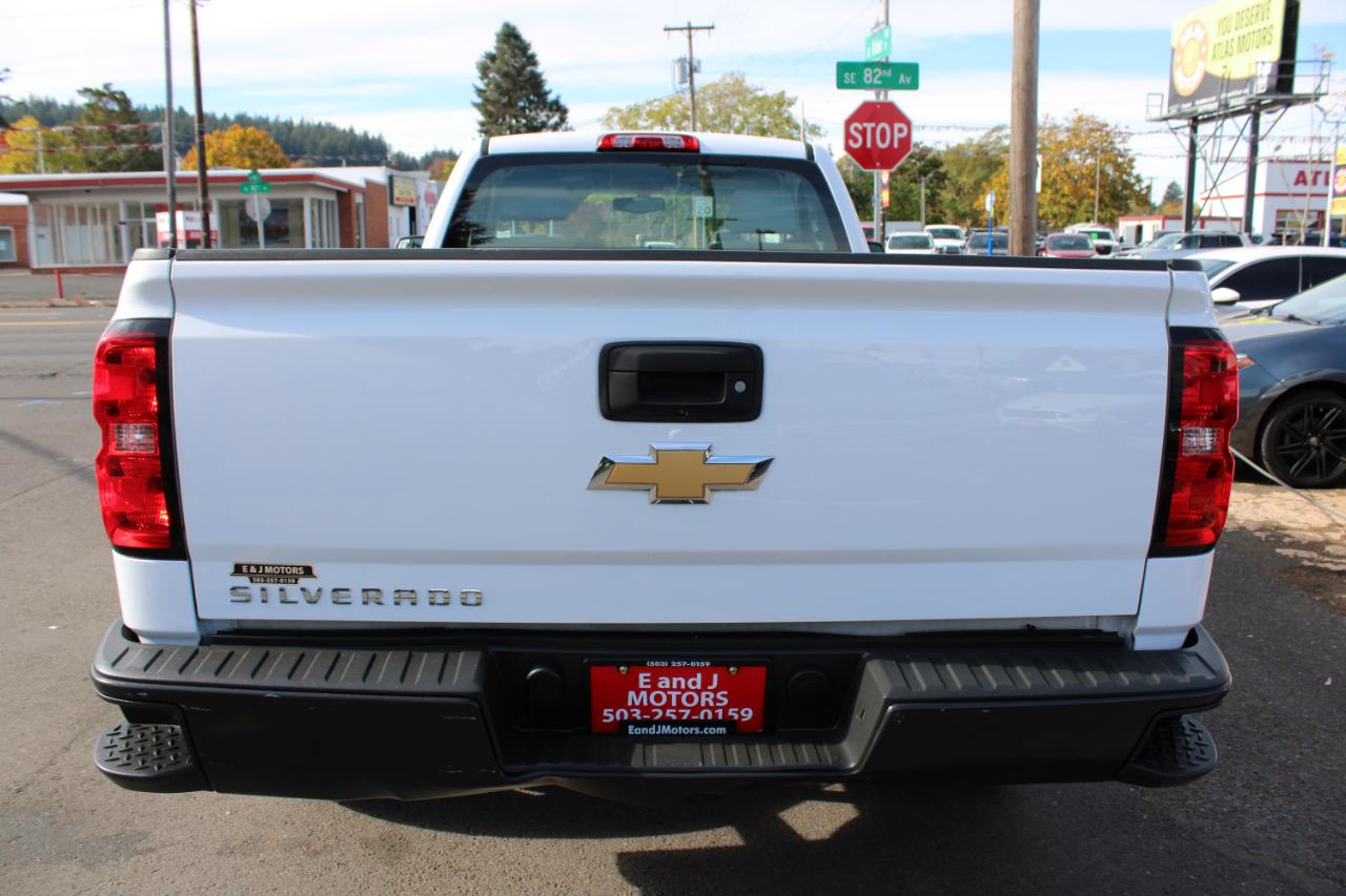 Chevrolet Silverado 1500 2WD Reg Cab 133.0" Work Truck 2018