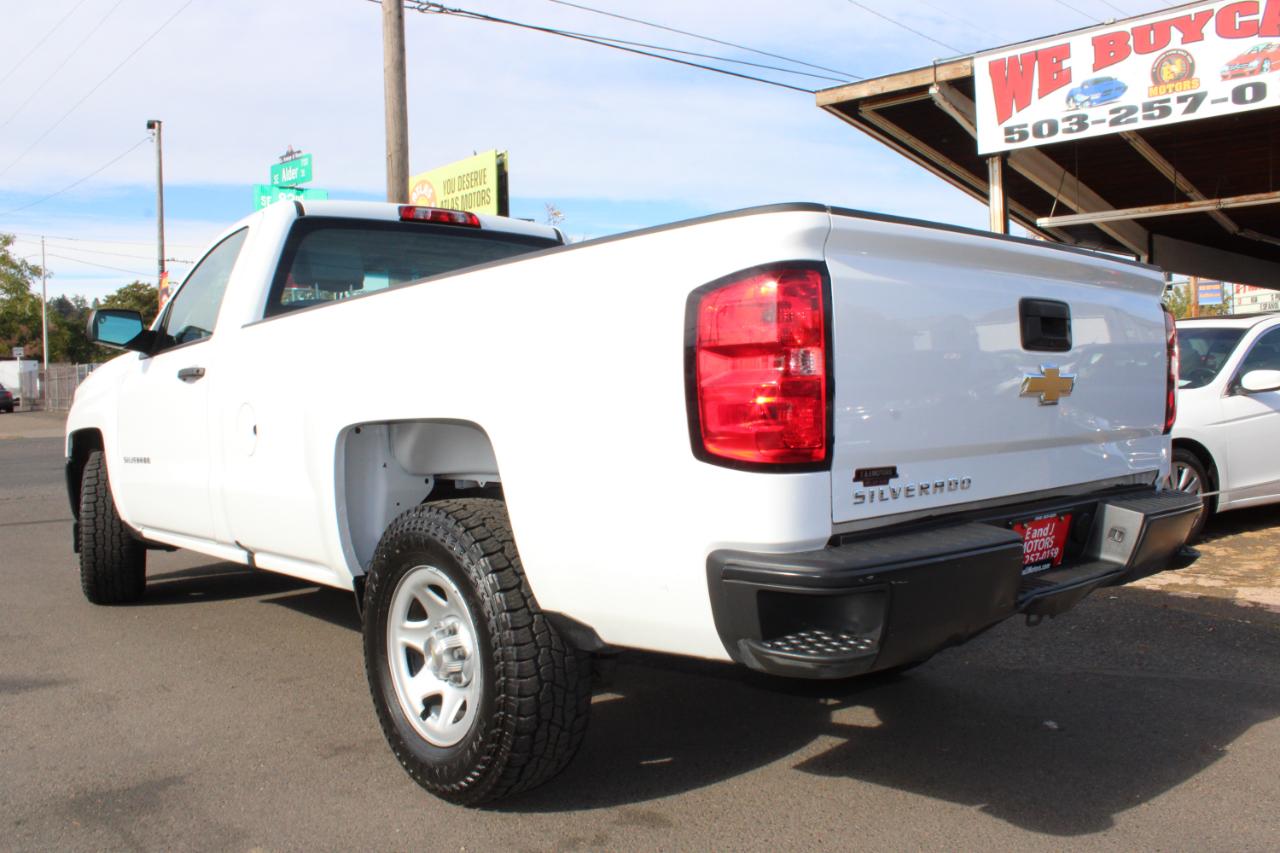 Chevrolet Silverado 1500 2WD Reg Cab 133.0" Work Truck 2018