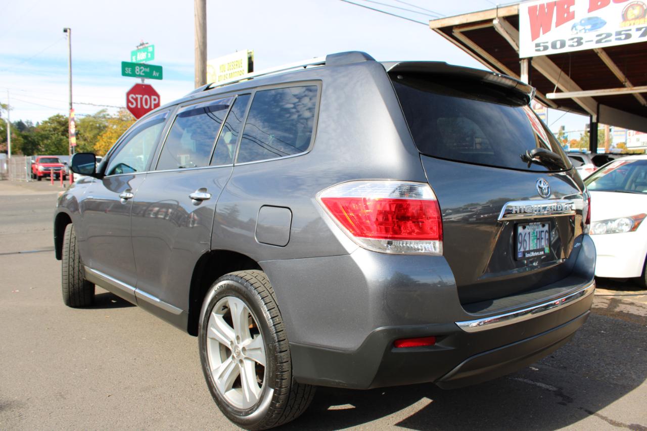 Toyota Highlander 4WD 4dr V6 Limited (Natl) 2012