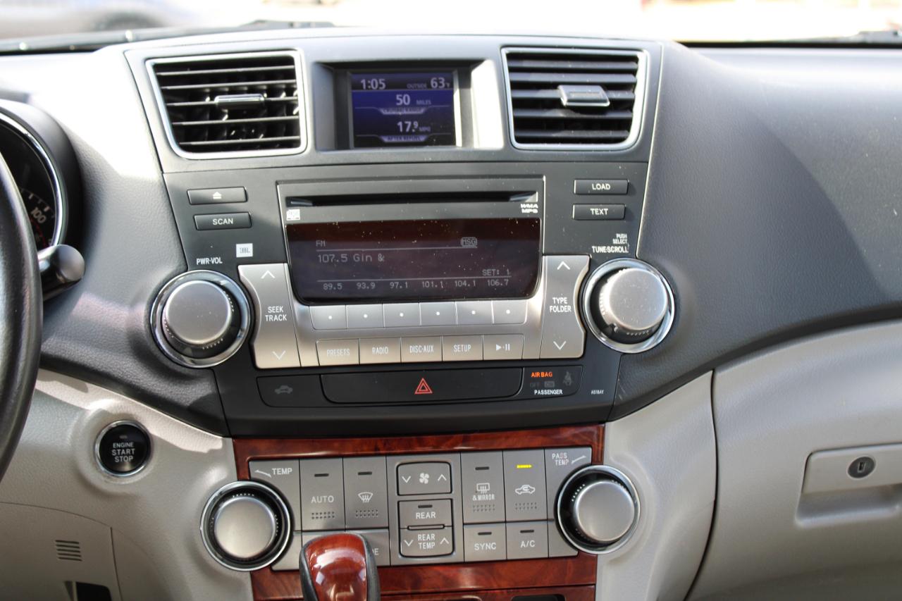 Toyota Highlander 4WD 4dr V6 Limited (Natl) 2012