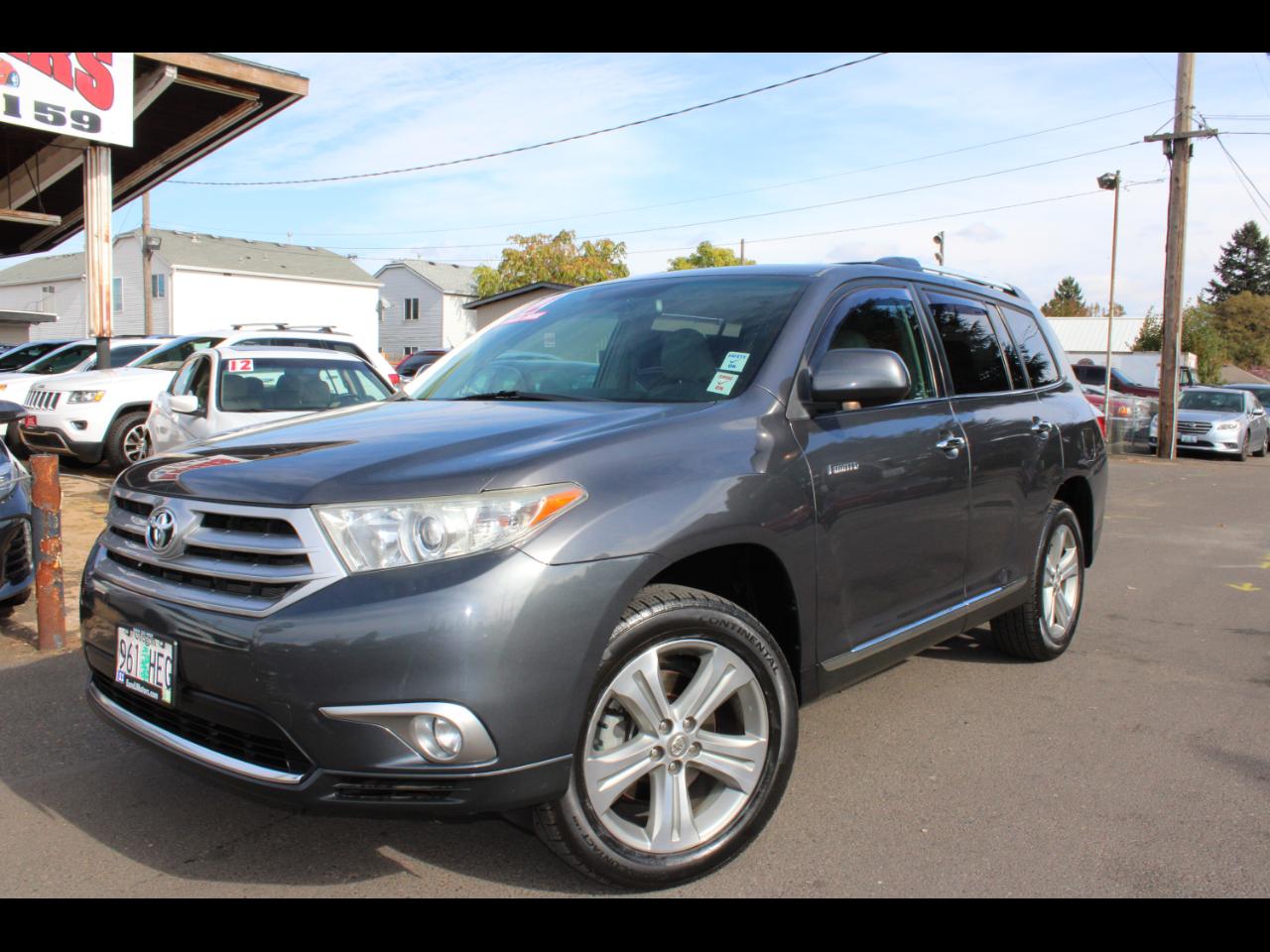 Toyota Highlander 4WD 4dr V6 Limited (Natl) 2012
