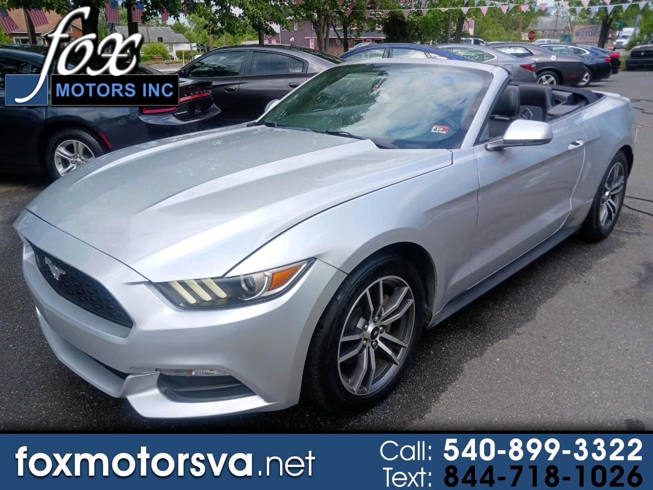 Ford Mustang 2dr Conv EcoBoost Premium 2016