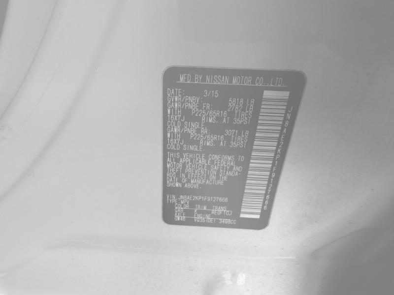 Nissan Quest SV 2015 Nissan Quest SV 2015