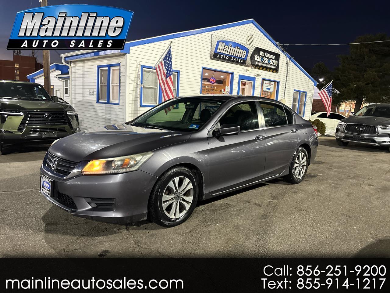 Honda Accord Sedan 4dr I4 CVT LX 2014