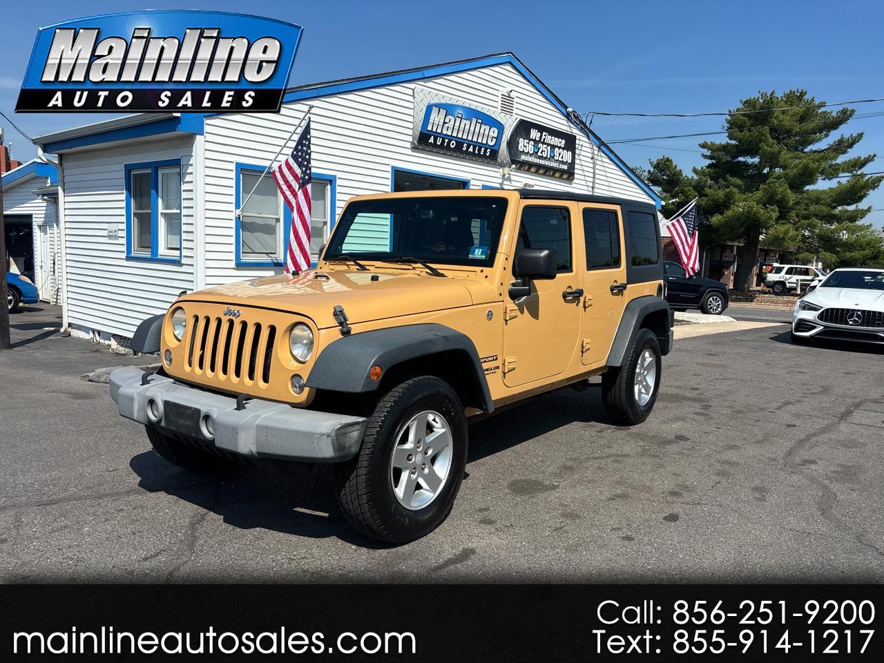 2014 Jeep Wrangler Unlimited 4WD 4dr Sport