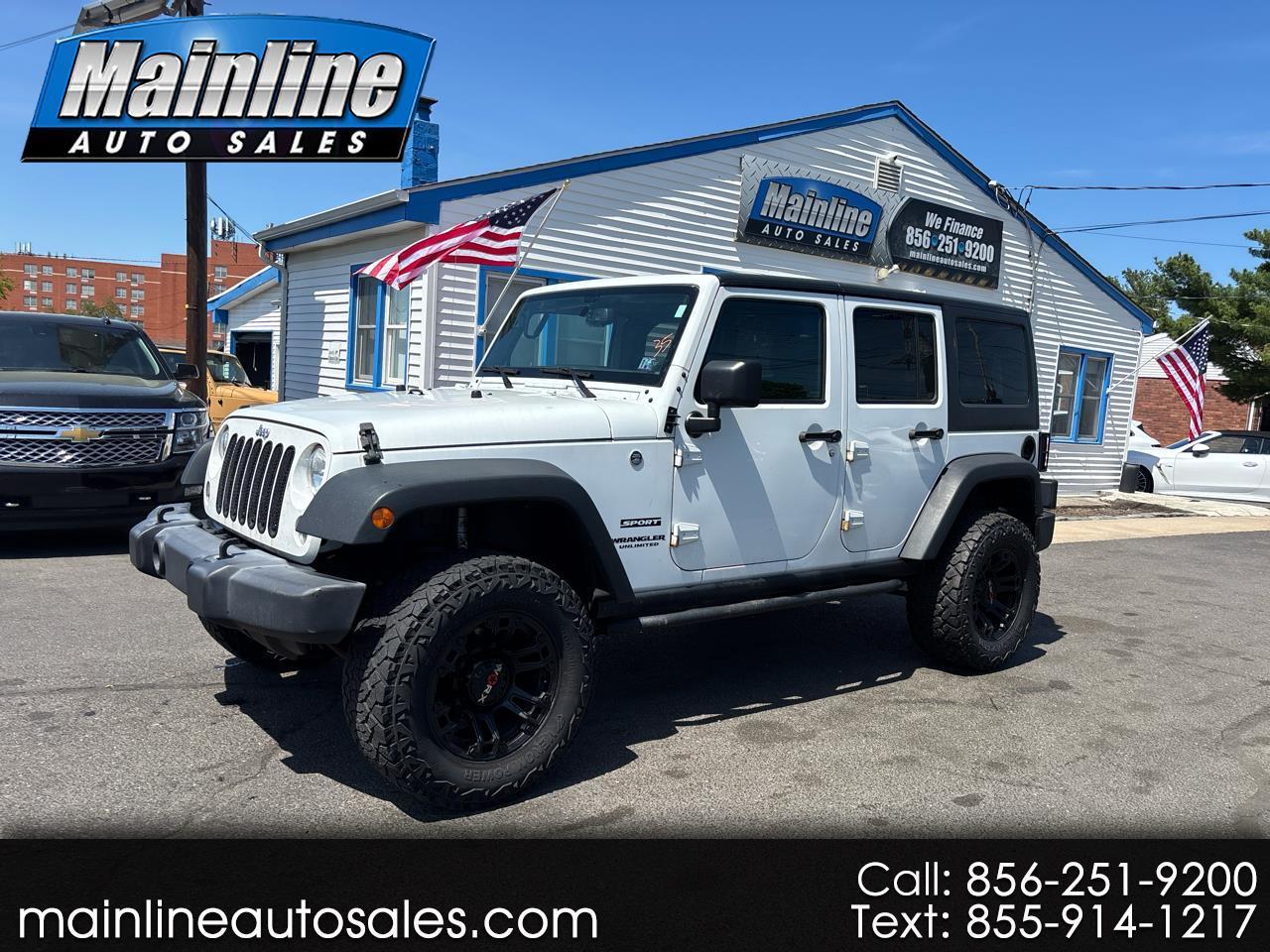 2016 Jeep Wrangler Unlimited 4WD 4dr Sport