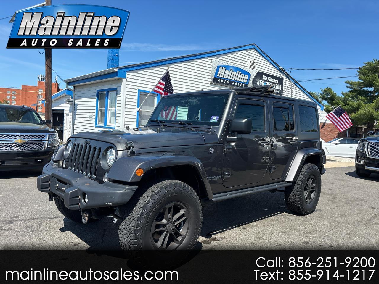 2017 Jeep Wrangler Unlimited Winter 4x4 *Ltd Avail*