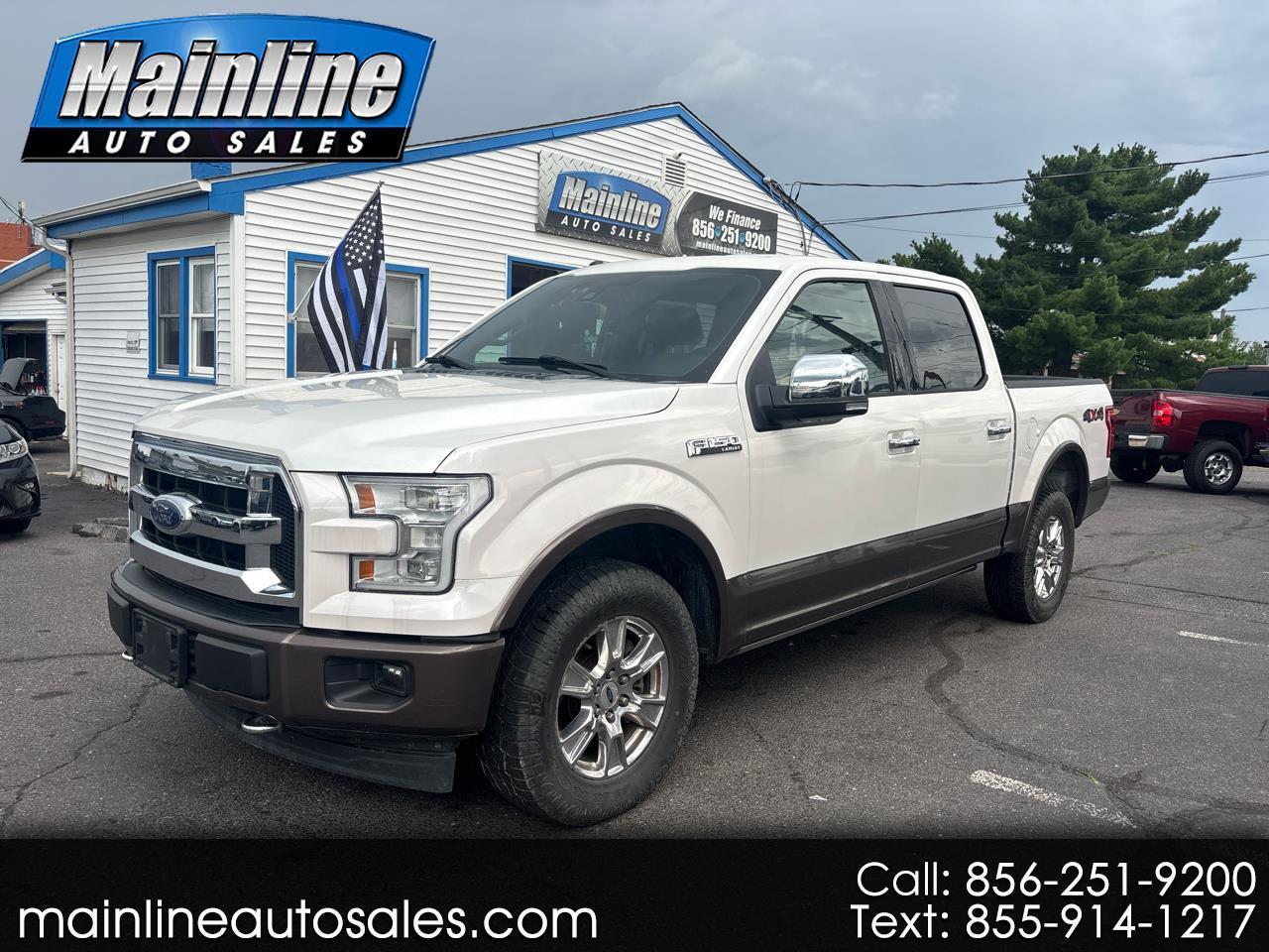 2017 Ford F-150 4WD SuperCab 133" Lariat
