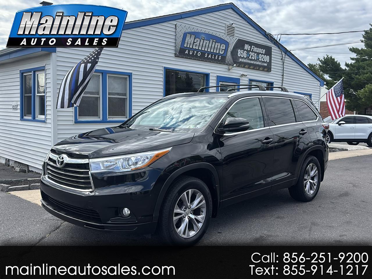 2015 Toyota Highlander AWD 4dr V6 XLE (Natl)