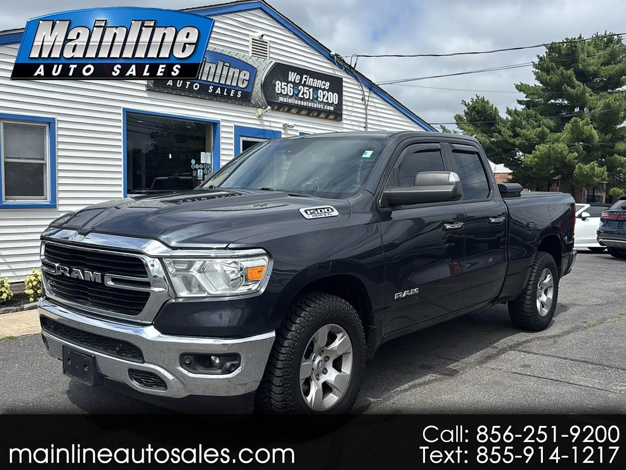 2020 RAM 1500 Big Horn 4x4 Quad Cab 6'4" Box