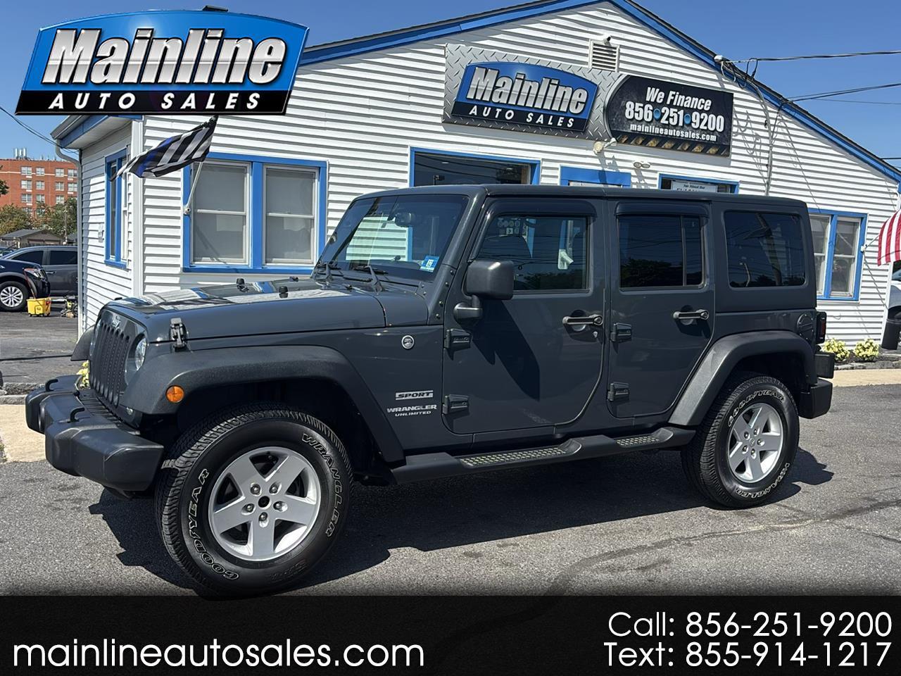 2017 Jeep Wrangler Unlimited Sport 4x4