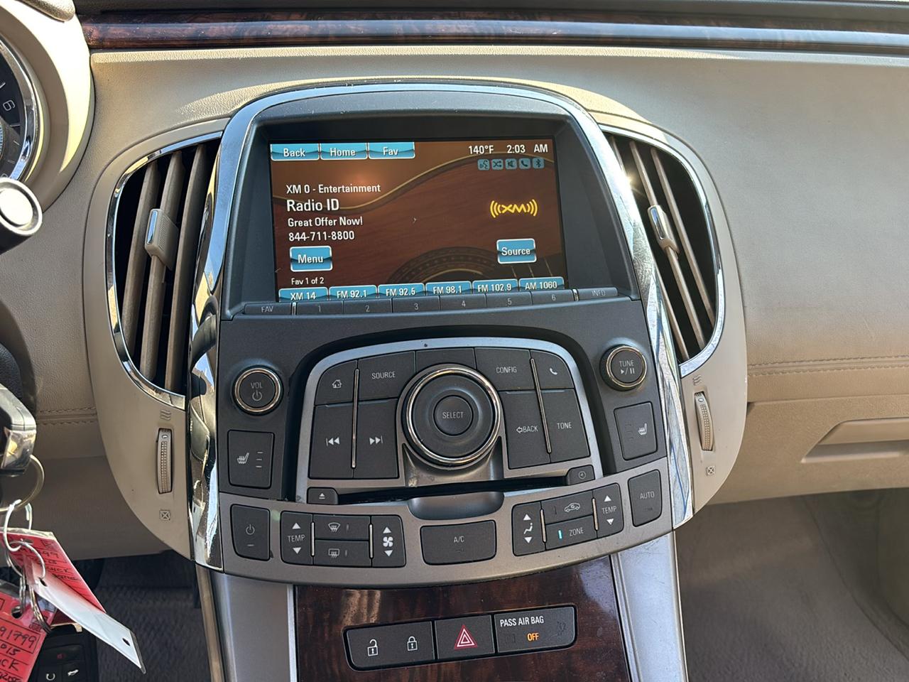 Buick LaCrosse 4dr Sdn Leather FWD 2013