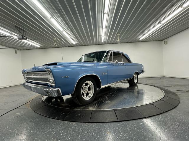 Blue 1965 Plymouth Satellite 3-Speed Automatic