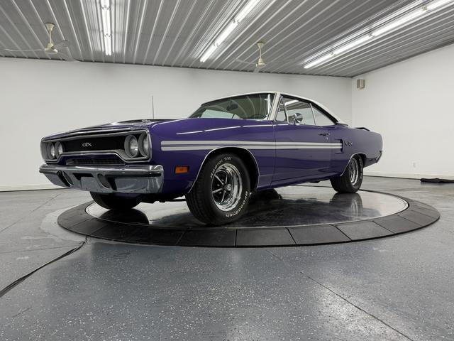 Purple 1970 Plymouth GTX Coupe 3-Speed Automatic