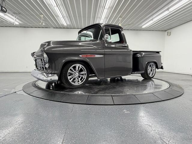 Gray 1955 Chevrolet 3100 Base Pickup Truck 4-Speed Automatic