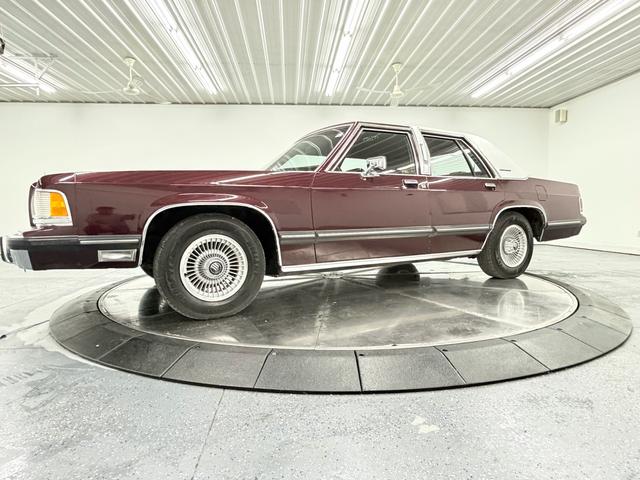 Red (Burgundy) 1991 Mercury Grand Marquis Sedan Rear-Wheel Drive 4-Speed Automatic