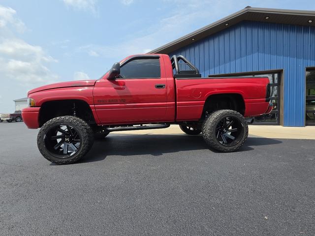 Red 1999 Dodge RAM 1500 Pickup Truck 4-Speed Automatic