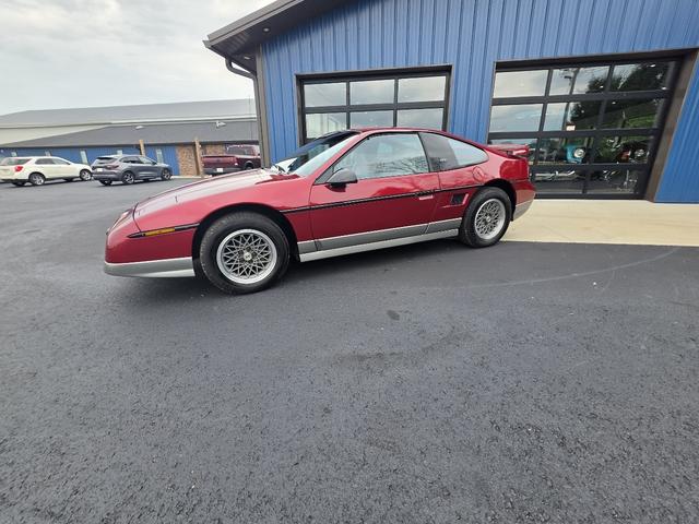 Red (Burgundy) 1987 Pontiac Fiero Coupe Rear-Wheel Drive Automatic