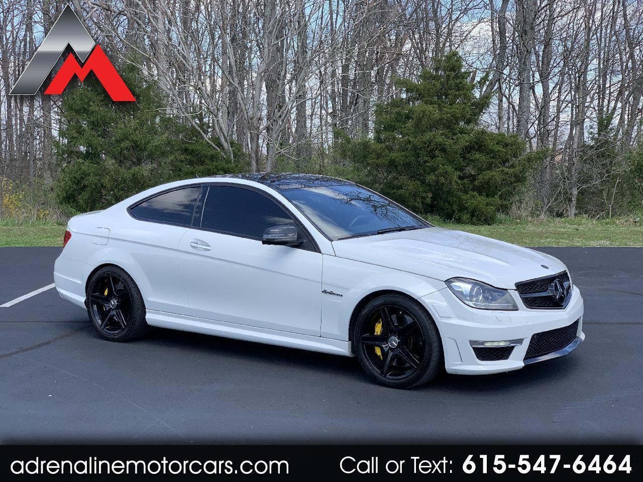 Used 12 Mercedes Benz C Class C63 Amg Coupe For Sale In Lebanon Tn Adrenaline Motorcars