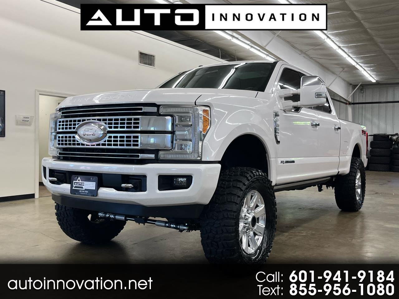2018 Ford F250 Platinum Crew Cab 4WD