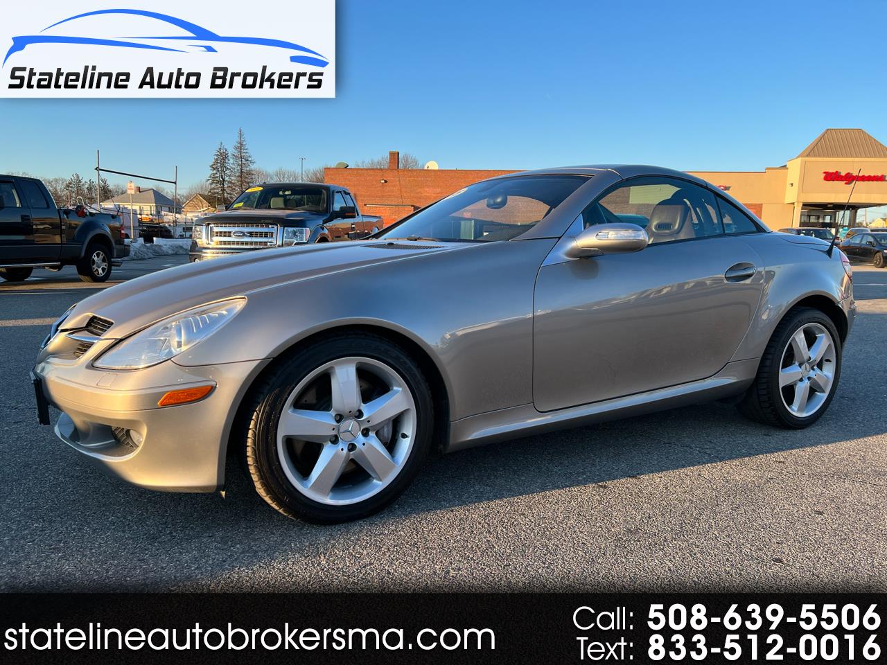 Used 2005 MercedesBenz SLKClass Roadster 3.5L for Sale in Attleboro MA 02703 Stateline Auto