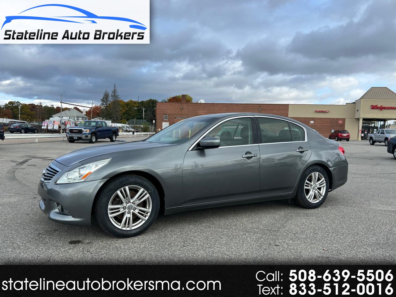 Used 2012 Infiniti G37 Sedan 4dr x AWD for Sale in Attleboro MA 02703 Stateline Auto Brokers Inc