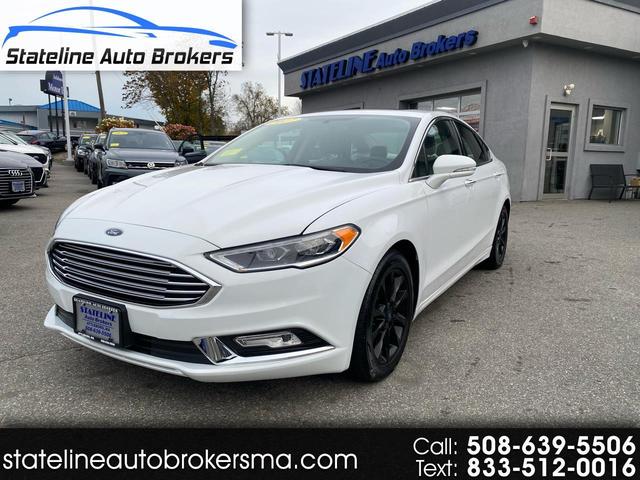 Oxford White 2017 Ford Fusion SE Sedan Front-Wheel Drive 6-Speed Automatic