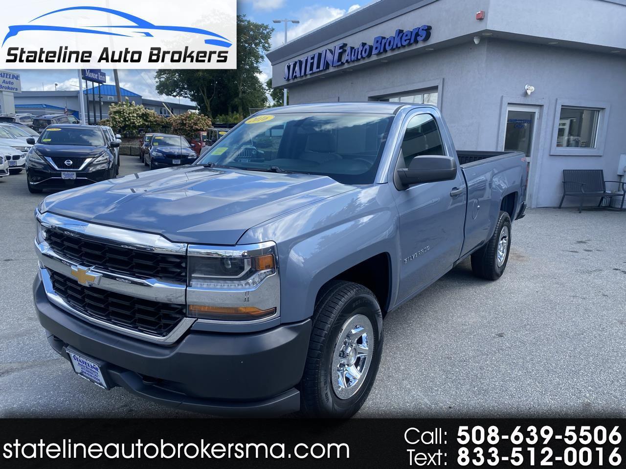 2016 Chevrolet Silverado 1500 4WD Reg Cab 133.0" Work Truck
