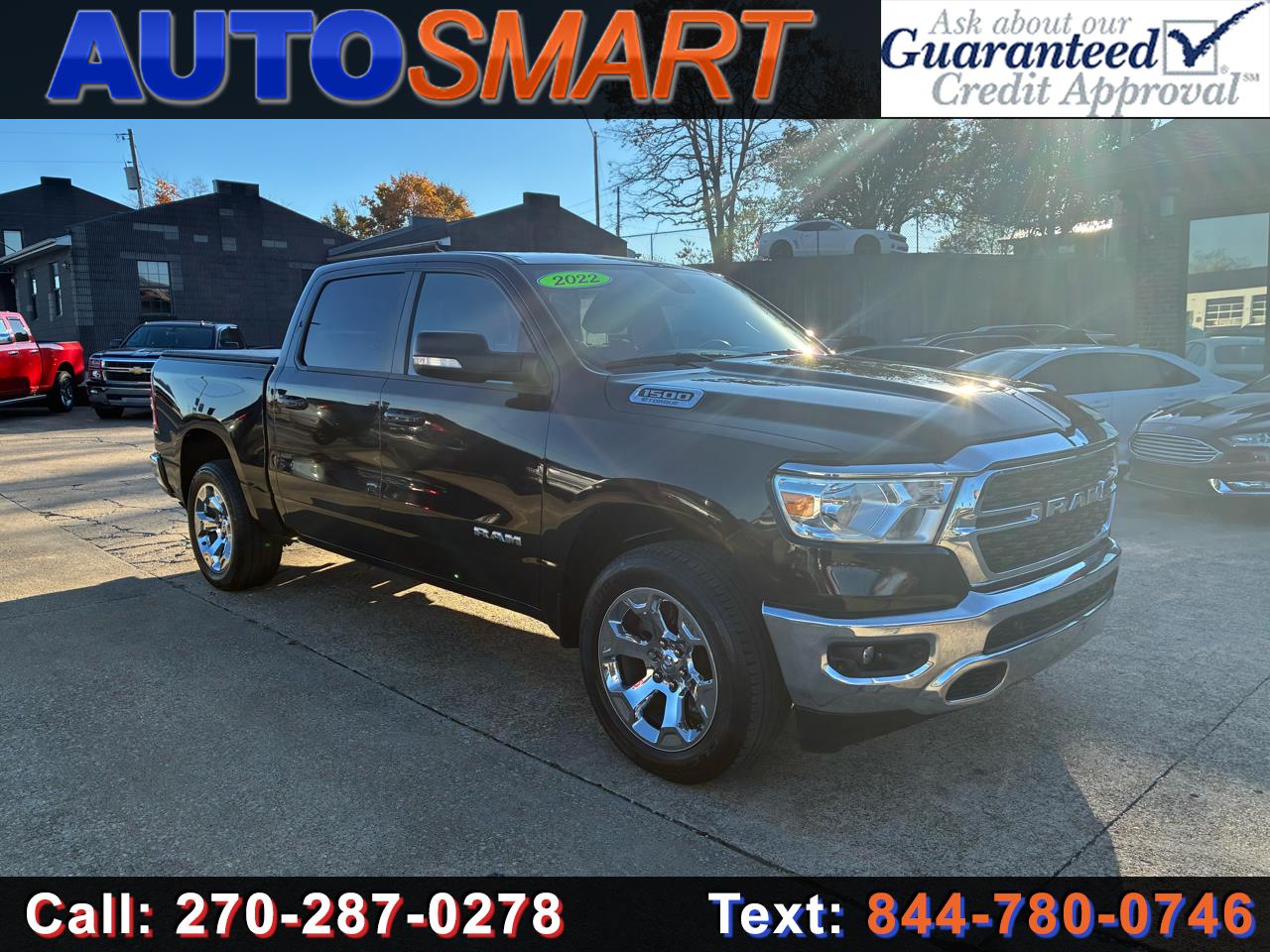 2022 RAM 1500 Big Horn 4x4 Crew Cab 5'7" Box