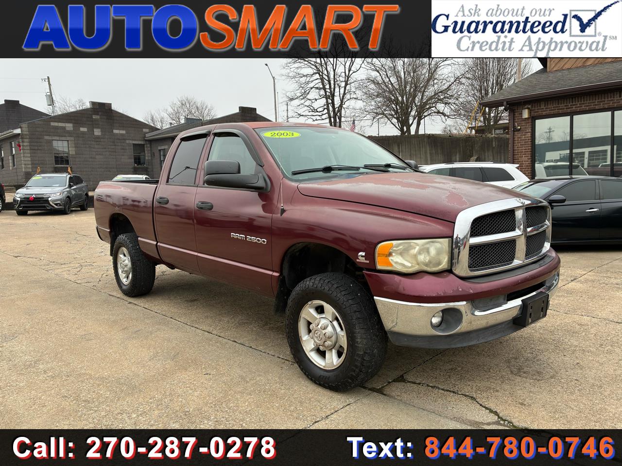 2003 Dodge Ram 2500 4dr Quad Cab 140.5" WB 4WD SLT