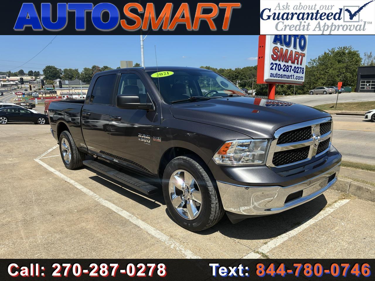 2021 RAM 1500 Classic SLT 4x4 Crew Cab 6'4" Box