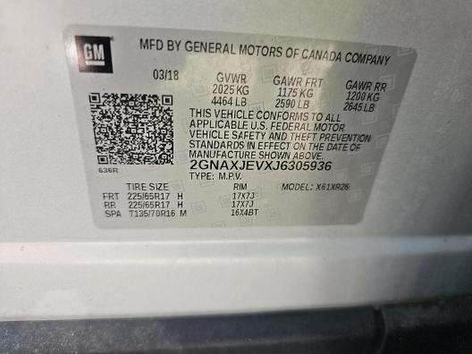 Chevrolet Equinox LT 2WD 2018