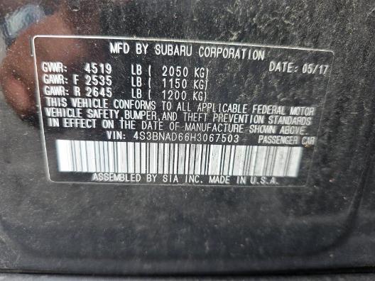 Subaru Legacy 2.5i Premium 2017