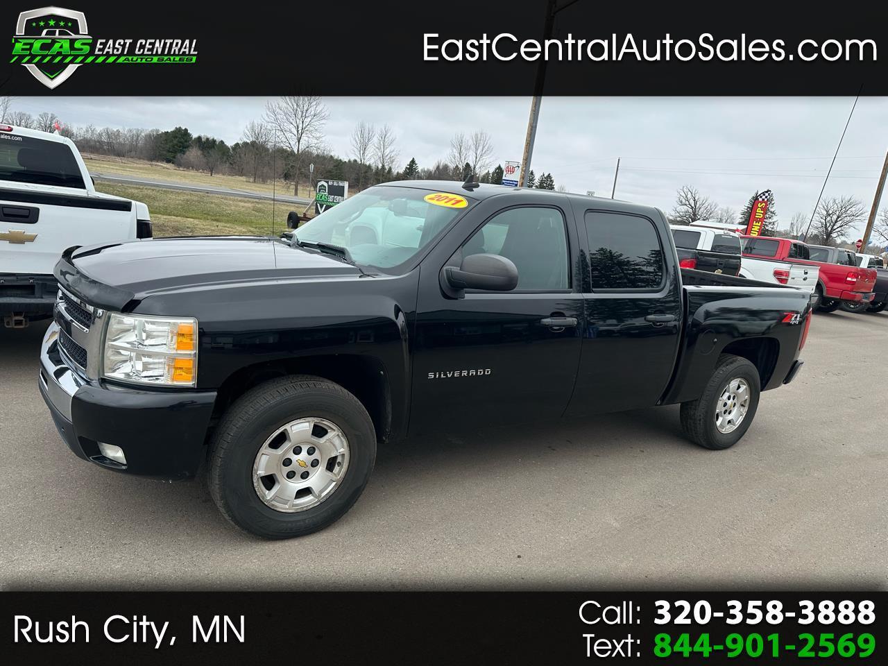 2011 Chevrolet Silverado 1500 4WD Crew Cab 143.5" LT