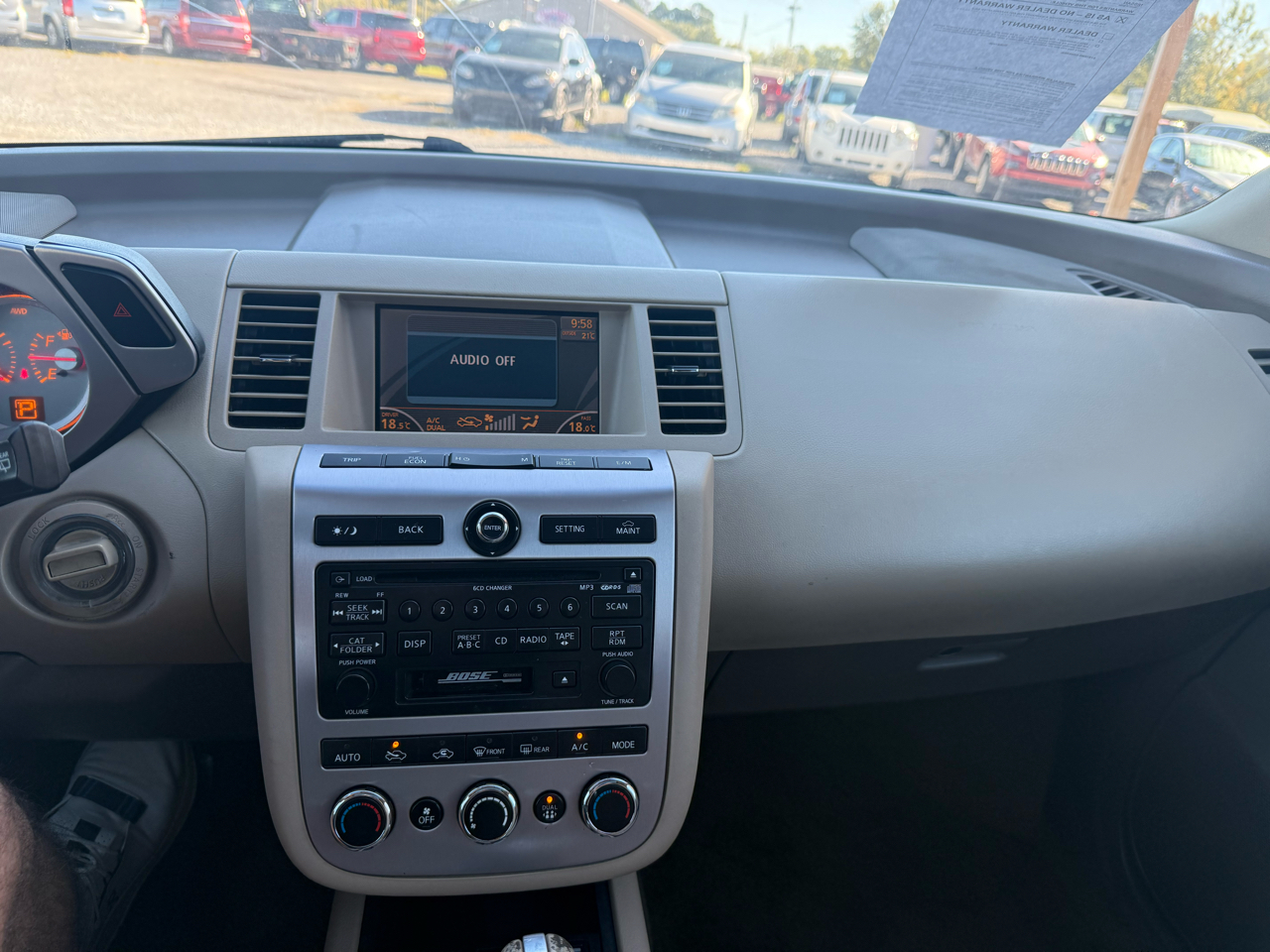 Nissan Murano 4dr SL V6 AWD 2006 Nissan Murano 4dr SL V6 AWD 2006