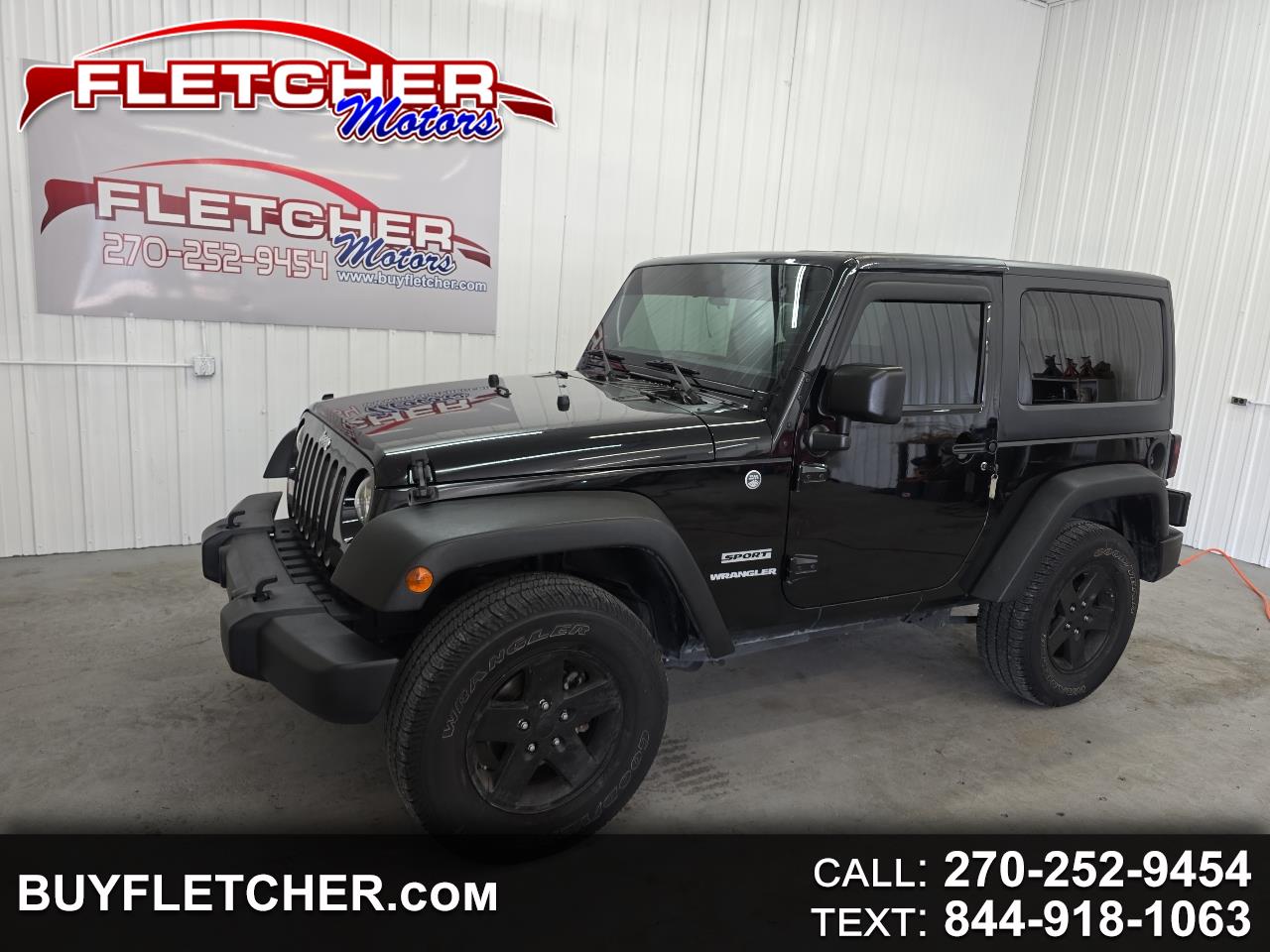 Jeep Wrangler 4WD 2dr Sport 2012