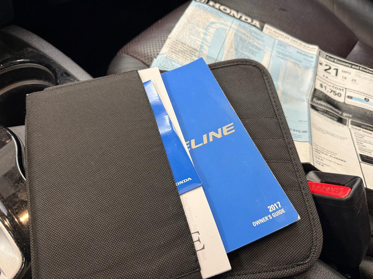 Honda Ridgeline Black Edition 4x4 Crew Cab 5.3' Bed 2017