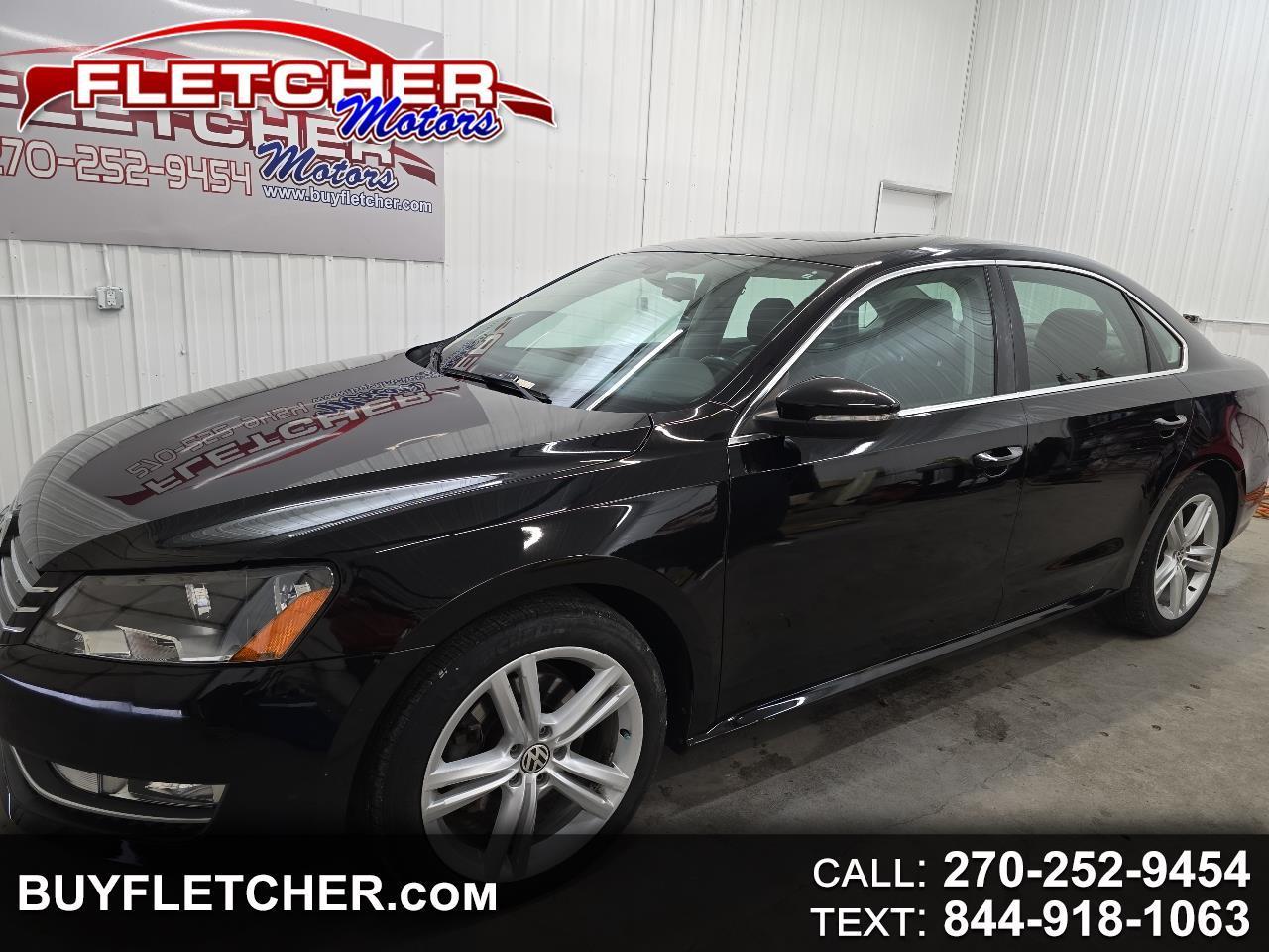 Volkswagen Passat 4dr Sdn 3.6L V6 DSG SE w/Sunroof 2012