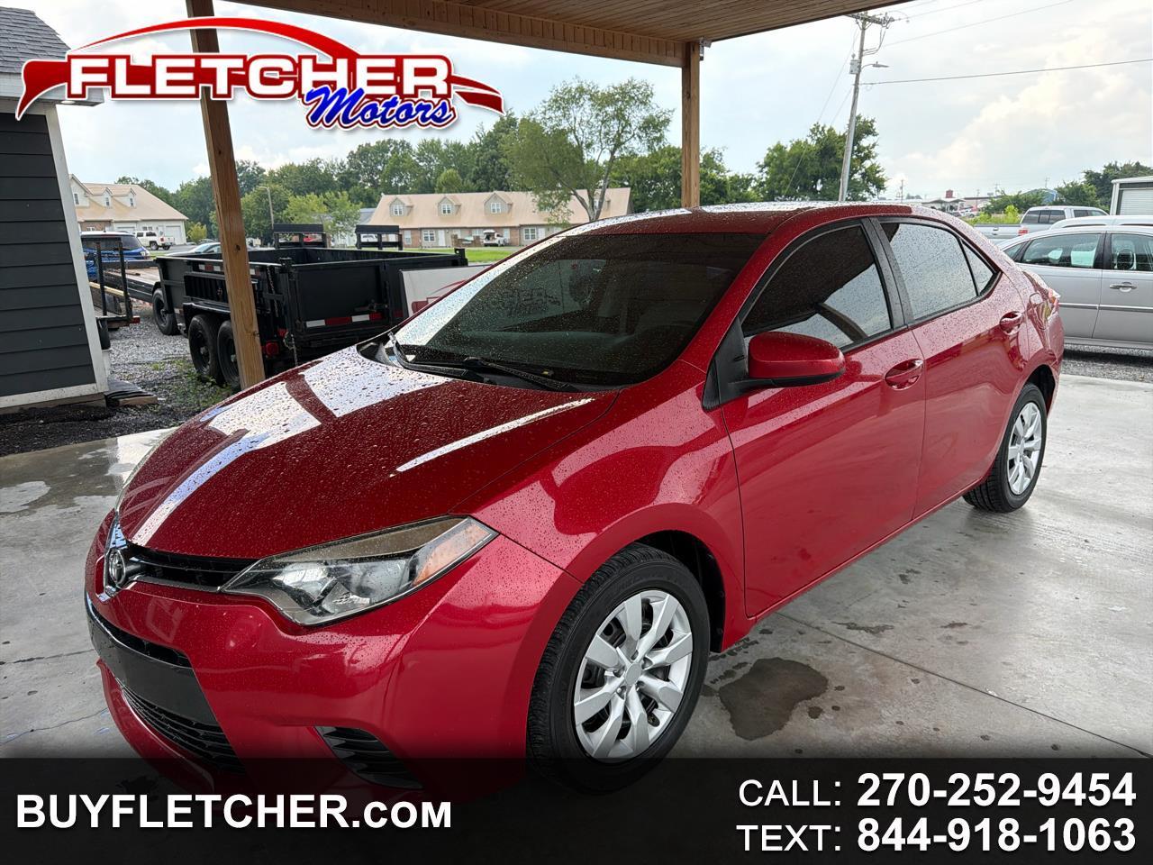 Toyota Corolla 4dr Sdn CVT S w/Special Edition Pkg (Natl) 2016