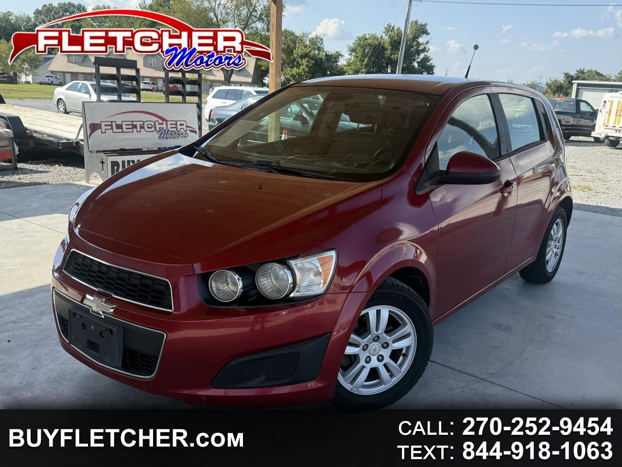 Chevrolet Sonic 5dr HB LS 2LS 2012