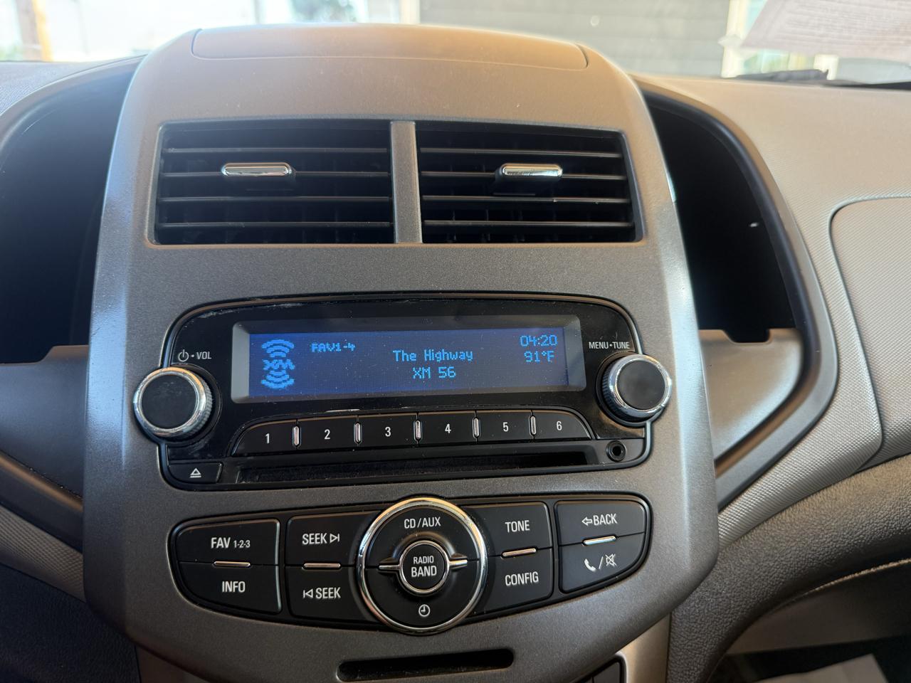 Chevrolet Sonic 5dr HB LS 2LS 2012